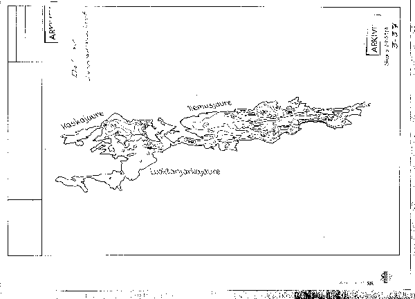 Djupkarta för Akkajaure — Akkajaure — blad 3-0037 (SMHI Vattenwebb)