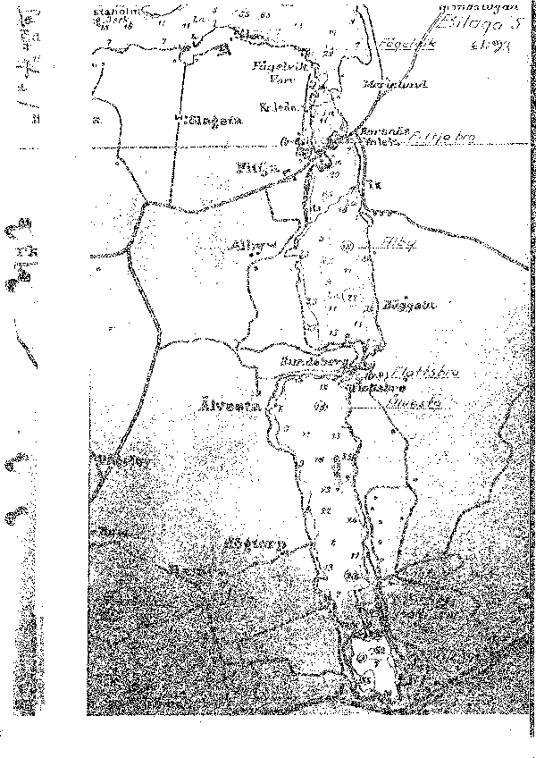 Djupkarta för Albysjön — Albysjön — blad 5-0198 (SMHI Vattenwebb)