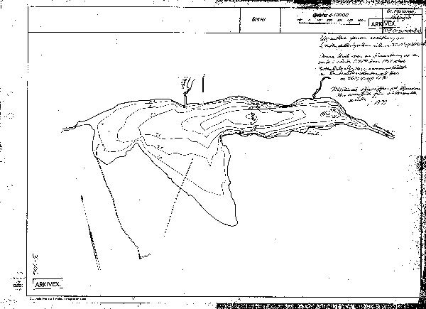 Djupkarta för Alsta Sjö — Alsta Sjö — blad 3-0706 (SMHI Vattenwebb)