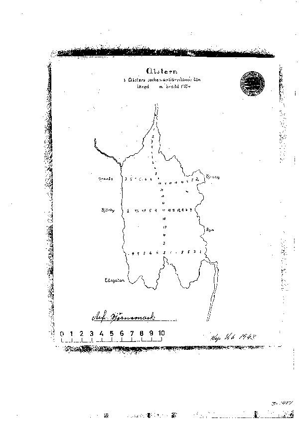 Djupkarta för Alstern