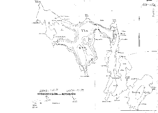 Djupkarta för Bergsjön