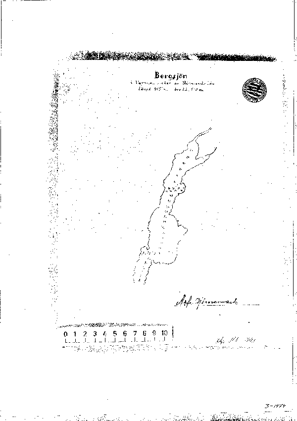 Djupkarta för Bergsjön