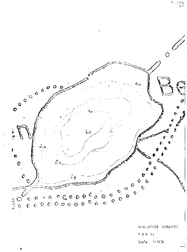 Djupkarta för Bergtjärnen