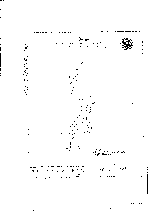 Djupkarta för Bosjön