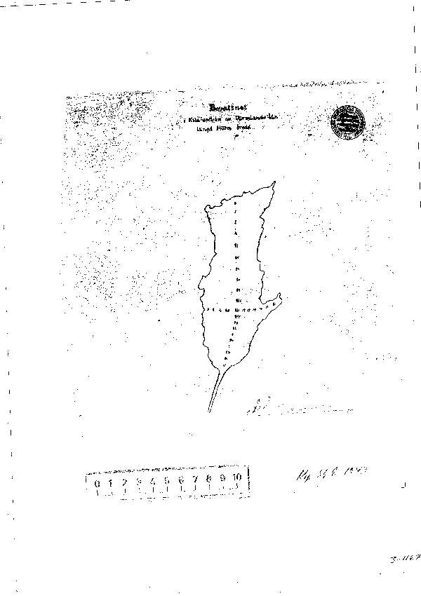 Djupkarta för Buvattnet — Buvattnet — blad 3-1167 (SMHI Vattenwebb)