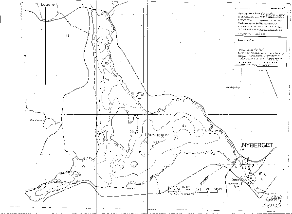 Djupkarta för Dammsjön i Lindesberg — Dammsjön — blad 1-0310 (SMHI Vattenwebb)