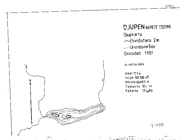 Djupkarta för Djupen