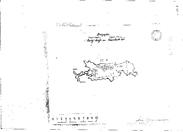Djupkarta för Dragsjön i Hagfors — Dragsjön — blad 3-1363 (SMHI Vattenwebb)