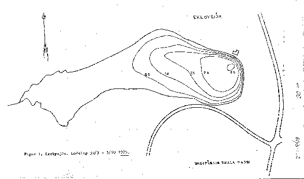 Djupkarta för Ekebysjön i Danderyd — Ekebysjön — blad 5-0212 (SMHI Vattenwebb)