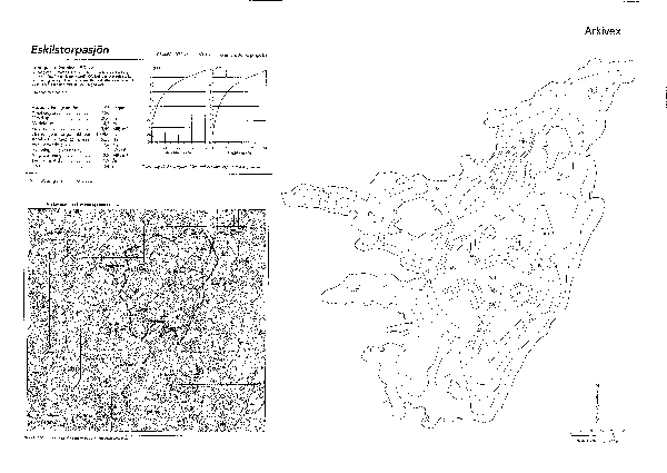 Djupkarta för Eskilstorpasjön i Värnamo — Eskilstorpasjön — blad 3-6354 (SMHI Vattenwebb)