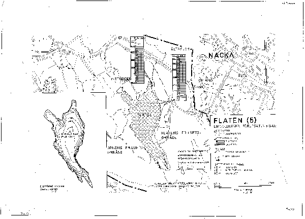 Djupkarta för Flaten i Stockholm — Flaten — blad 2-0119 (SMHI Vattenwebb)