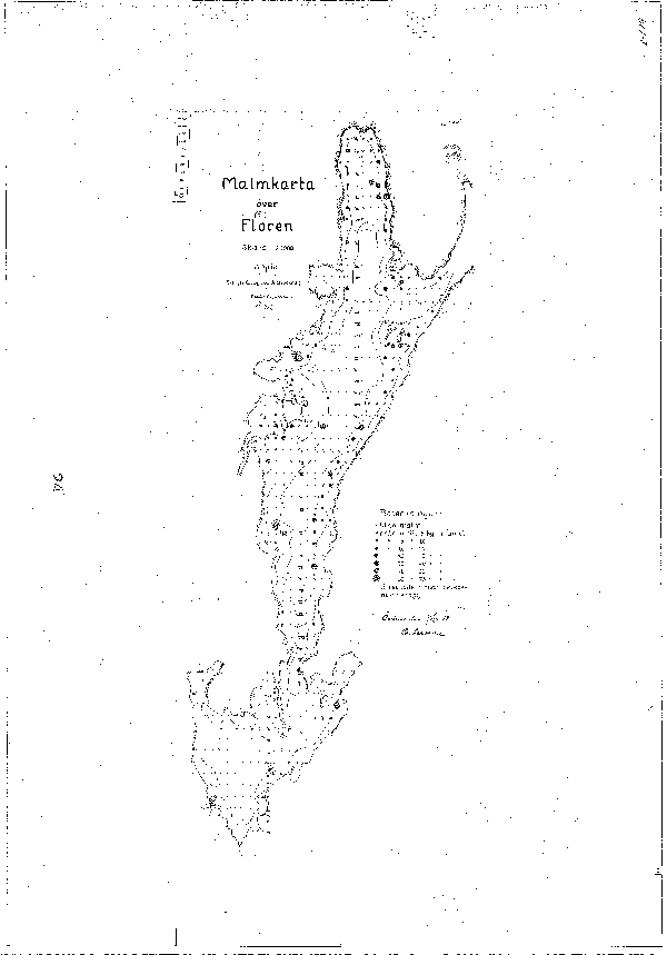 Djupkarta för Flåren — Flåren — blad 2-0179 (SMHI Vattenwebb)