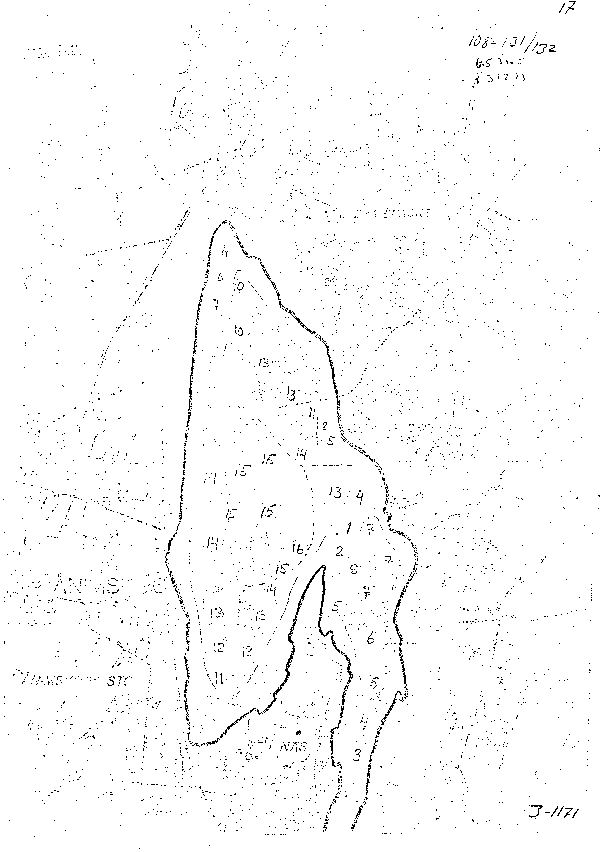 Djupkarta för Furesjön — Furusjön — blad 3-1171 (SMHI Vattenwebb)