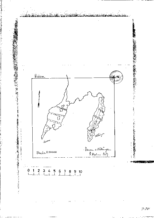 Djupkarta för Fävren — Fävren — blad 3-0881 (SMHI Vattenwebb)