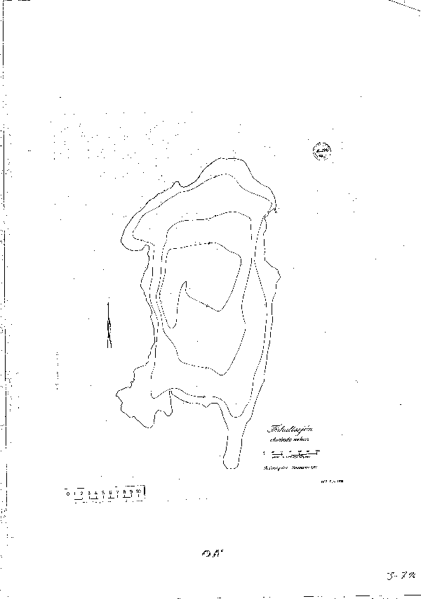 Djupkarta för Förhultasjön — Förhultasjön — blad 3-0796 (SMHI Vattenwebb)
