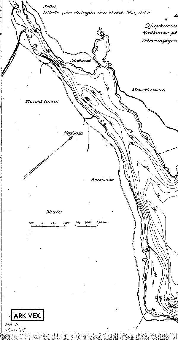 Djupkarta för Gesunden — Gesunden — blad 3-0228 (SMHI Vattenwebb)