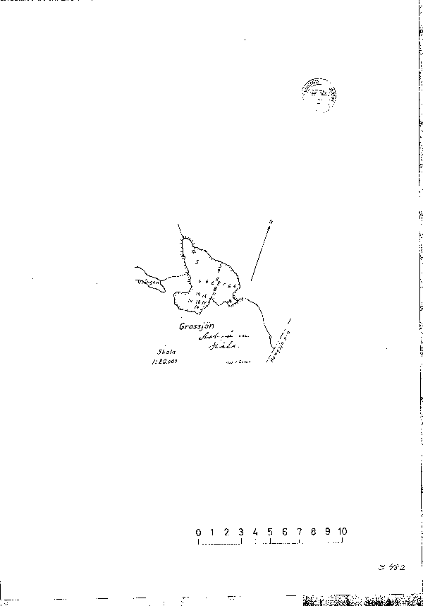 Djupkarta för Grossjön i Bollnäs — Grossjön — blad 3-0482 (SMHI Vattenwebb)