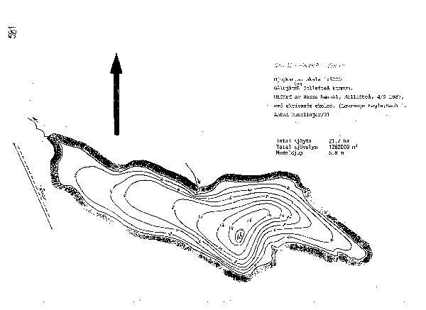 Djupkarta för Gåltjärnen