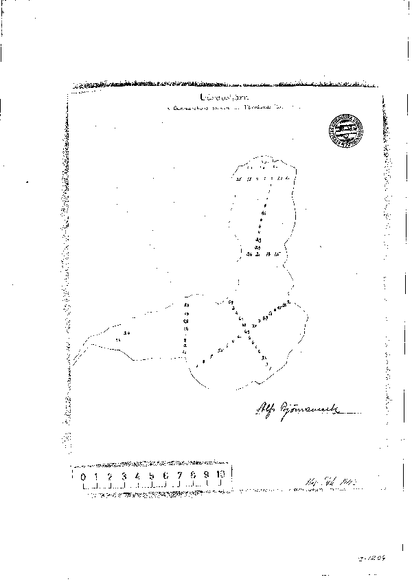 Djupkarta för Gårdsåstjärnet — Gårdsåstjärnet — blad 3-1204 (SMHI Vattenwebb)