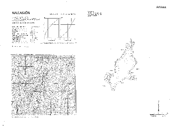 Djupkarta för Hallasjön i Torsås — Hallasjön — blad 2-1098 (SMHI Vattenwebb)