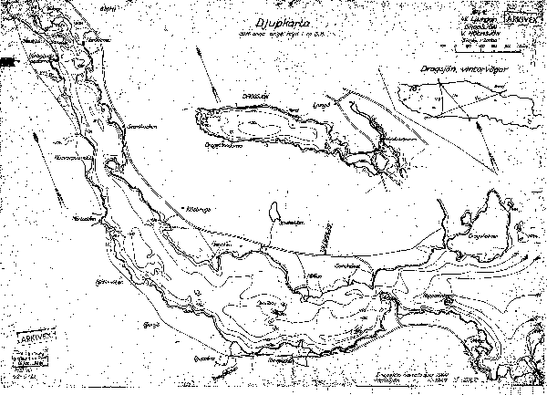 Djupkarta för Holmsjön — Holmsjön — blad 3-0382 (SMHI Vattenwebb)