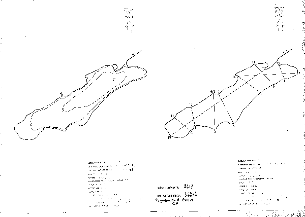 Djupkarta för Hultasjön i Varberg — Hultasjön — blad 3-2242 (SMHI Vattenwebb)