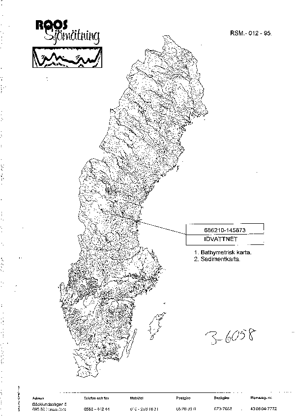 Djupkarta för Idvattnet