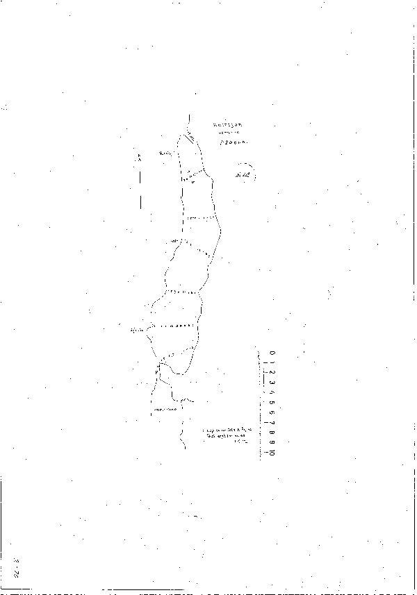 Djupkarta för Kalvsjön i Ljusdal — Kalvsjön — blad 2-0070 (SMHI Vattenwebb)