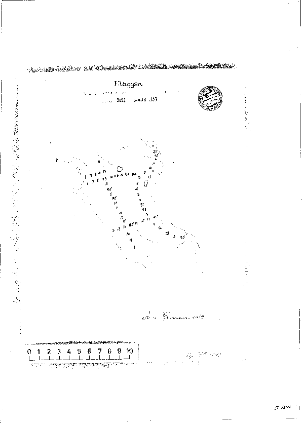 Djupkarta för Kläggen — Kläggen — blad 3-1316 (SMHI Vattenwebb)