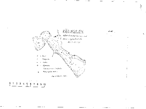 Djupkarta för Käringsjön i Ronneby — Käringsjön — blad 3-0765 (SMHI Vattenwebb)
