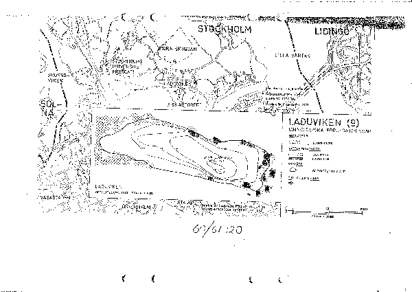 Djupkarta för Laduviken — Laduviken — blad 5-0206 (SMHI Vattenwebb)