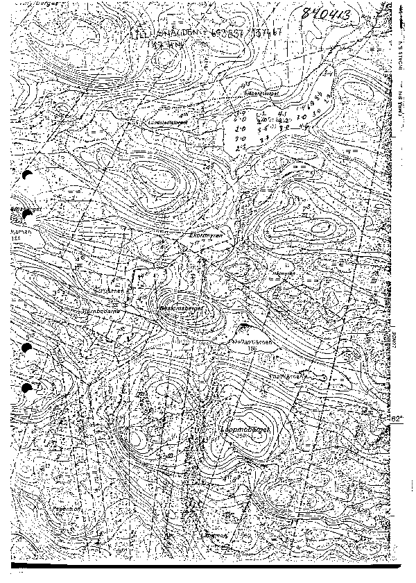Djupkarta för Lill-Snägden — Lill-Snägden — blad 5-0393 (SMHI Vattenwebb)