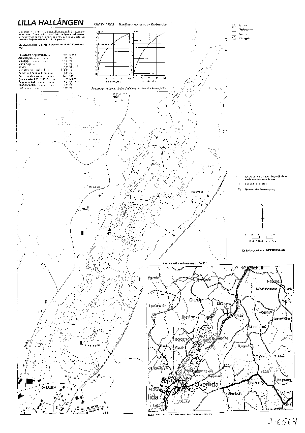 Djupkarta för Lilla Hallången — Lilla Hallången — blad 3-6564 (SMHI Vattenwebb)