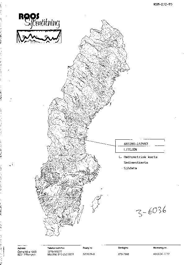 Djupkarta för Lissjön
