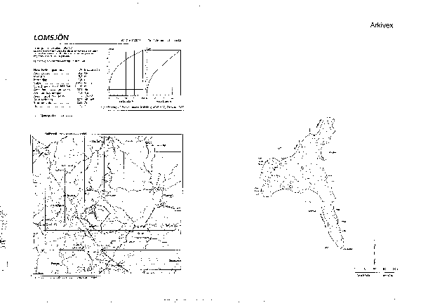 Djupkarta för Lomsjön i Torsås — Lomsjön — blad 2-1100 (SMHI Vattenwebb)