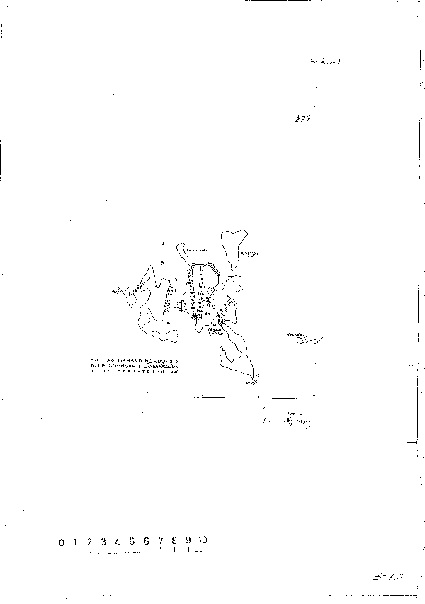 Djupkarta för Långanäsasjön — Långanässjön — blad 3-0751 (SMHI Vattenwebb)