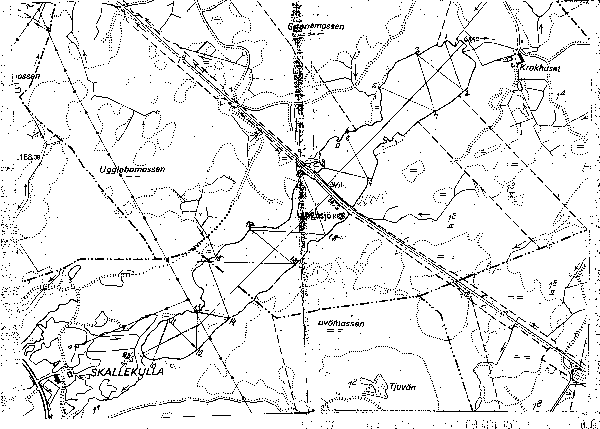 Djupkarta för Långasjö i Falkenberg — Långasjö — blad 2-0618 (SMHI Vattenwebb)