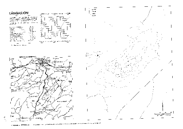 Djupkarta för Långasjön i Falkenberg — Långasjön — blad 3-6711 (SMHI Vattenwebb)