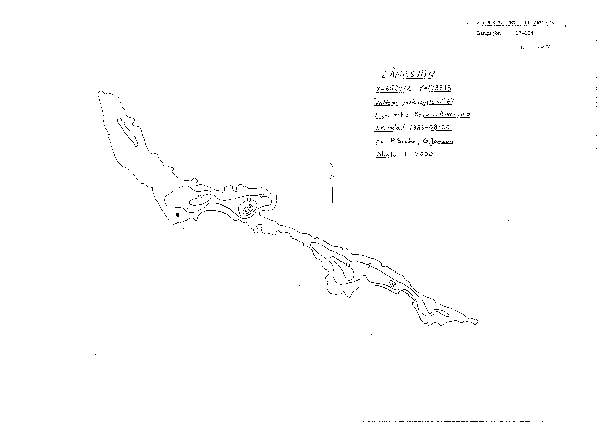 Djupkarta för Långsjön i Askersund — Långsjön — blad 3-3421 (SMHI Vattenwebb)