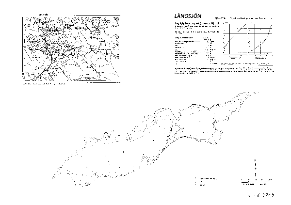 Djupkarta för Långsjön i Tyresö — Långsjön — blad 3-6509 (SMHI Vattenwebb)