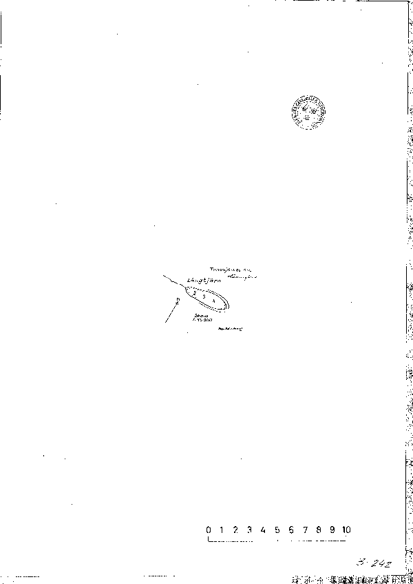 Djupkarta för Långtjärnen i Ljusdal — Långtjärn — blad 3-0242 (SMHI Vattenwebb)