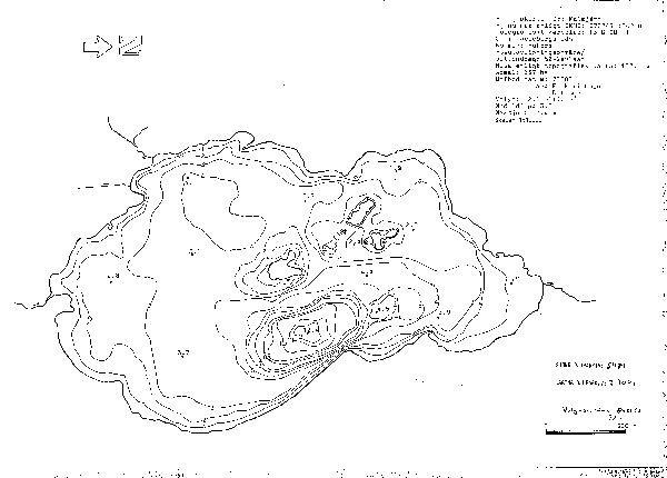 Djupkarta för Malmjärn — Malmjärn — blad 3-2041 (SMHI Vattenwebb)