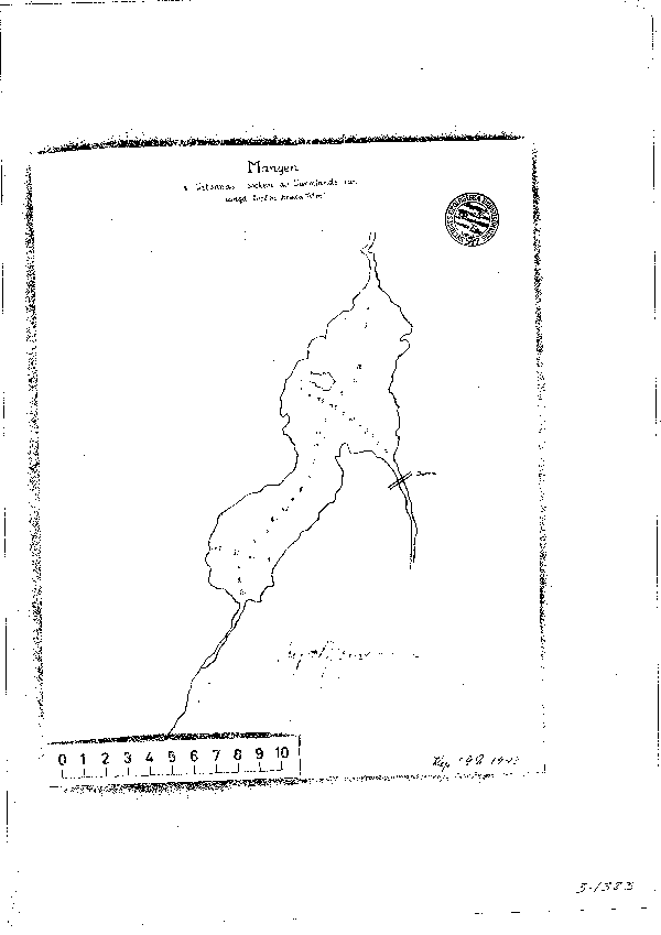 Djupkarta för Mangen