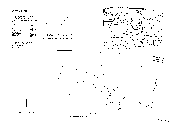 Djupkarta för Mjöasjön i Falkenberg — Mjöasjön — blad 3-6562 (SMHI Vattenwebb)