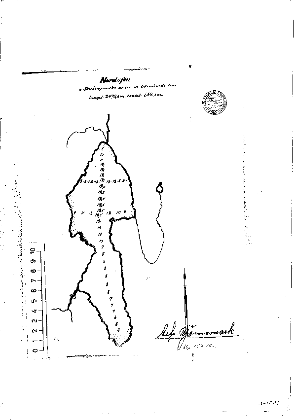 Djupkarta för Nordsjön