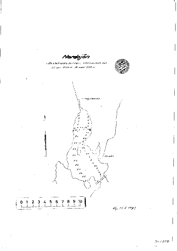 Djupkarta för Nordsjön