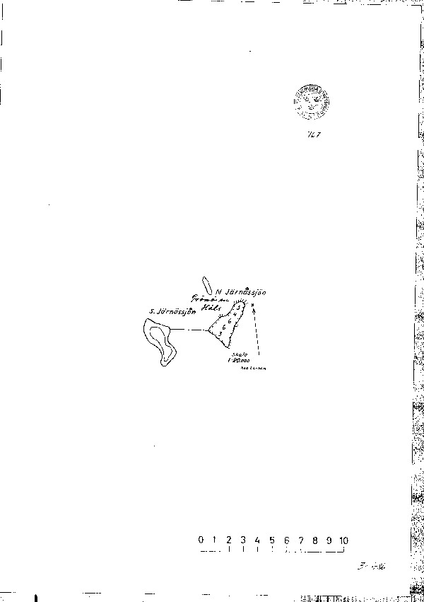 Djupkarta för Norr-Järnässjön — Norr-Järnässjön — blad 3-0486 (SMHI Vattenwebb)