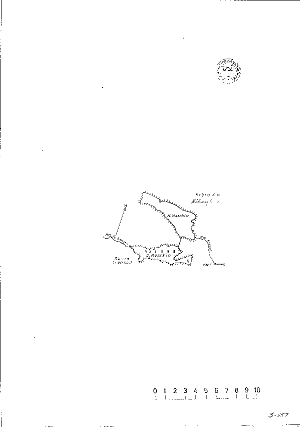 Djupkarta för Norra Maskinsjön — Norra Maskinsjön — blad 3-0557 (SMHI Vattenwebb)