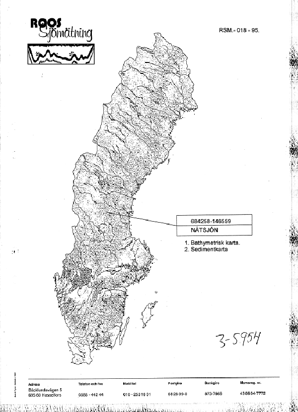 Djupkarta för Nätsjön