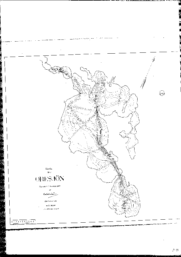 Djupkarta för Oresjön